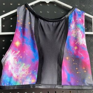 Blackmilk Galaxy Super Nova Network Swim Crop size S